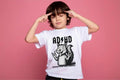 Funny “ADHD – Hey Look a Squirrel” Kids T-Shirt | Cute Cartoon Squirrel Graphic Tee